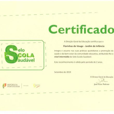Selo Escola Saudável – nível intermédio